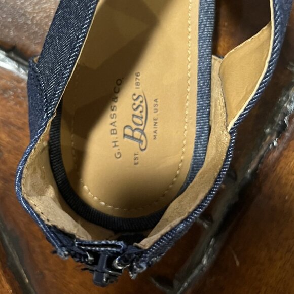 G.H. Bass Tandy Denim Lace-up Flat Sandal - Picture 6 of 7